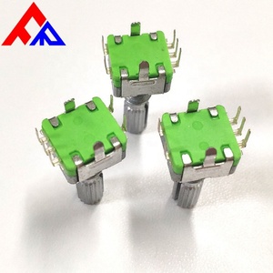 Encodeur incrémental de haute qualité EC11 à 3 broches et 5 broches, à arbre métallique cannelé/arbre plat, DC5V -30~+80, diamètre 6mm - Product Image 3