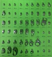 Fermoir mousqueton en acier inoxydable poli miroir pour la fabrication de colliers et bracelets, accessoires de bijouterie DIY, vente en gros