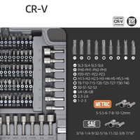 Ensemble d'outils de tournevis manuels multifonctionnels de précision de 73 pièces, qualité industrielle, pour bricolage, avec support OEM personnalisable