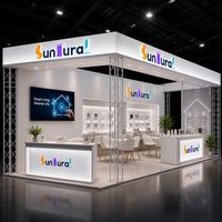 Système de stand modulaire en tissu tendu 20-20 pour salons professionnels, stands d'exposition et stands événementiels