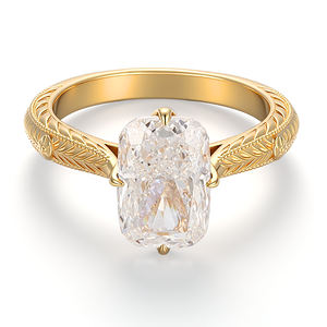 Anillos de Joyería Fina de Oro Amarillo de 18K y 14K con Diamantes de Laboratorio Certificados por IGI, Diseño Original, para Boda y Compromiso, para Mujeres y Hombres - Product Image 1