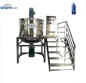 Electric heating high speed liquid soap making machine mixing tank with agitator