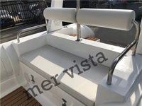 CE-Zertifiziertes Günstiges Teakholz-Deck Glasfaser-Rumpf Schlauchboot mit Festrumpf 480