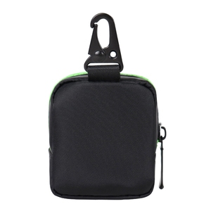 Pochette zippée portable pour écouteurs filaires avec crochet pour ranger les câbles USB et les écouteurs, sac bandoulière mignon en nylon - Product Image 6