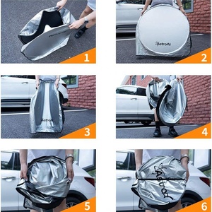 <span class=keywords><strong>Pare</strong></span>-soleil de voiture ovale argenté pliable personnalisé en promotion, style sport, <span class=keywords><strong>pare</strong></span>-<span class=keywords><strong>brise</strong></span> avant - Product Image 6