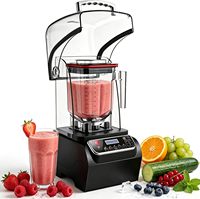 Meilleur mixeur insonorisé de haute qualité, mixeur commercial robuste pour smoothies, broyeur de glace, mixeur pour milkshakes, machine à smoothies