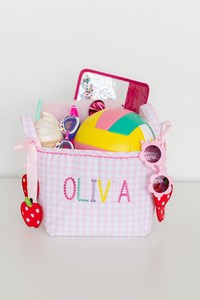Customize Seersucker Gingham <strong>Easter</strong> <strong>Basket</strong> Fabric Carry <strong>Easter</strong> <strong>Bunny</strong> Bucket New Striped Egg <strong>Easter</strong> <strong>Basket</strong> - Product Image 6