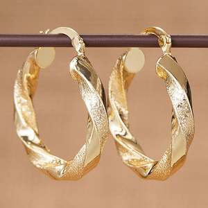 Orecchini a Spirale in Metallo a Doppia Faccia per Donne, Gioielli alla Moda e Cool - Product Image 6