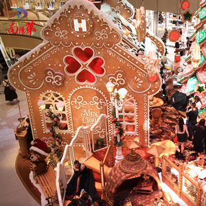 Scens <span class=keywords><strong>de</strong></span> Noël populaires Décorations <span class=keywords><strong>de</strong></span> Noël détachables <span class=keywords><strong>Maison</strong></span> à thème pour le shopping Aire <span class=keywords><strong>de</strong></span> jeux Lumière LED Vacances <span class=keywords><strong>de</strong></span> Noël - Product Image 2