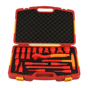 21 adet oto tamir aracı VDE yalıtımlı altıgen soket 1000V uzun çubuk biyel 1/2T anahtarı - Product Image 6