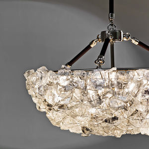 Pietre di cristallo naturale moderno stile semplice lampade a soffitto pendenti di cristallo di rocca per camera da letto - Product Image 2