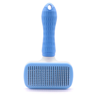 Peigne à aiguilles pour animaux de compagnie, en acier inoxydable et ABS, personnalisé, pour chat et chien, outil de toilettage, brosse pour enlever les poils