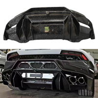 Kit carrosserie arrière en fibre de carbone forgée de haute qualité pour Lamborghini Huracan LP580 LP610, kit de voiture personnalisé de style V amélioré