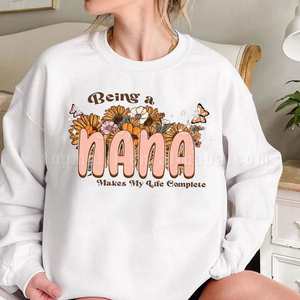 Être une maman rend ma vie complète Dtf prêt à presser Designs transferts DTF en gros pour la fête des mères - Product Image 2