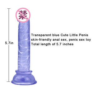 006 Kleiner Realistischer Mini-<span class=keywords><strong>Dildo</strong></span> mit Drei Saugnäpfen für Weibliche Selbstbefriedigung, Eierloses Erwachsenenprodukt - Product Image 4