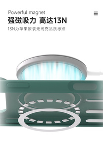 <span class=keywords><strong>Coque</strong></span> de téléphone magnétique <span class=keywords><strong>transparente</strong></span> pour <span class=keywords><strong>Apple</strong></span> iPhone 17 Pro Max/17 Air/16 Plus/15 – Protection antichoc et anti-taches à aimants puissants - Product Image 3