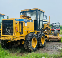 Niveleuse à moteur SEM919 d'occasion 2016 fabriquée par Shandong SEM, système hydraulique fluide pour l'entretien des autoroutes et les travaux de nivellement des terres