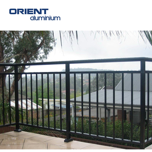 Balustrade Handlauf Bronze Dekorativ Chrom Metall Türkische Designs Deck Treppe Balkon Aluminiumrohr Geländer Metall - Product Image 4