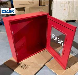 Armoire <span class=keywords><strong>de</strong></span> rangement pour tuyau d'incendie en acier au carbone Jinkai avec fenêtre <span class=keywords><strong>de</strong></span> visualisation, revêtement en poudre, durable et flexible, pour la protection incendie - Product Image 2