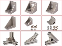 Profilé en aluminium extrudé industriel série 1515 2020 2040 2060 2080, alliage, rainure en V, table de travail linéaire pour imprimante 3D, série 6000