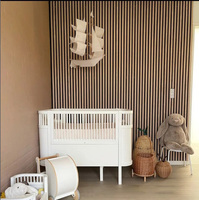 Matériaux de décoration de construction panneaux de bois alternatifs panneau de charbon de bois de bambou panneaux muraux acoustiques