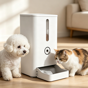 USMILEPET Distributore Automatico di Cibo per Animali Domestici 5L, con Registrazione Vocale e Timer, per Cani e Gatti - Product Image 1