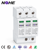 Parafoudre industriel 40 kA, dispositif de protection contre les surtensions et la foudre, parafoudre basse tension 3P, dispositif de protection contre les surtensions (SPD)