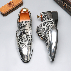Zapatos Casuales de Negocios de Cuero de Alta Calidad para Hombre, Zapatos de Vestir Formales con Punta Tallada, Zapatos Oxford de Cuero para Hombre - Product Image 4