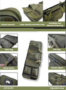 Sac de transport d'arme à feu, étui de transport tactique pour armes à feu, résistant à l'eau et à la poussière - Product Image 3