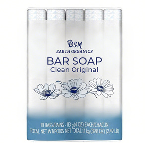 Barra de jabón de glicerina ámbar transparente con aceites naturales Limpiador suave puro para una piel suave y brillante - Product Image 2