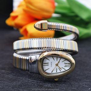Nuevo Reloj de Pulsera Minimalista, Elegante y Exclusivo para Mujer, un Reloj de Cuarzo de Lujo con Forma de Serpiente para Damas - Product Image 4
