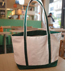 Impression personnalisée de votre propre logo, sac fourre-tout en toile de coton écologique et résistant pour les courses féminines, avec fermeture éclair - Product Image 3