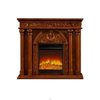 Vente en gros de cheminée électrique autoportante flamme réaliste 1500W en métal pour intérieur, ménage, hôtel, fonctionnement français OEM/ODM