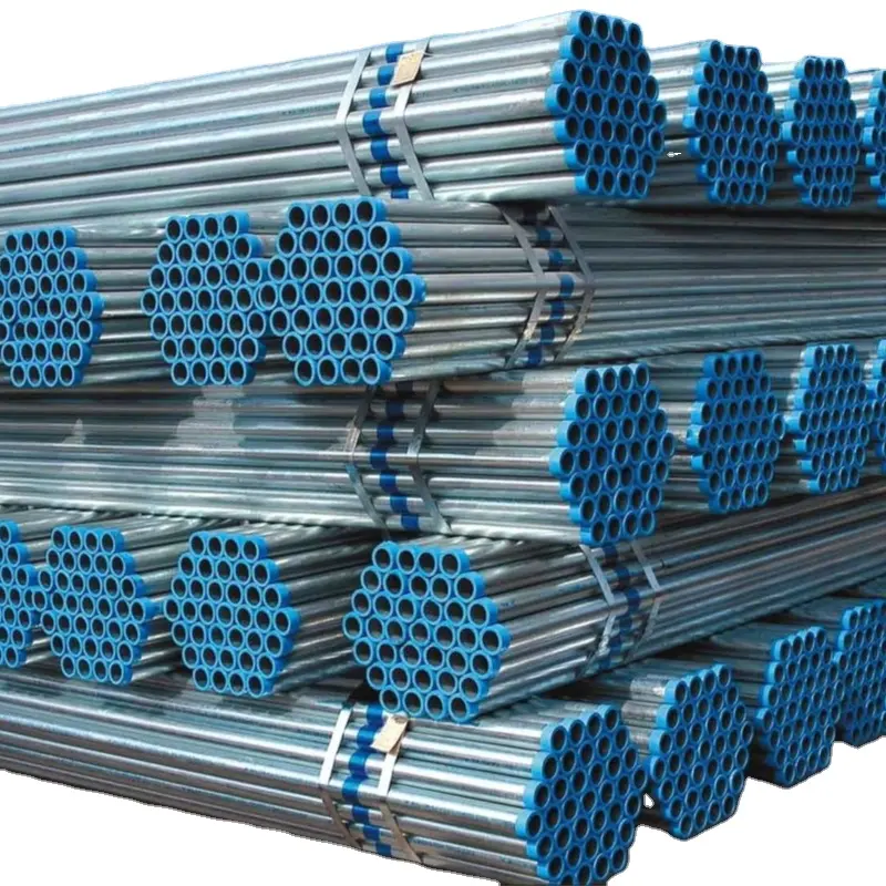 MECH Astm/Bs/As China Supplier Hot Dip Pre Galvanized Steel Pipe Galvanizing 6 Meter/Gi Erw Pipe Galvanized 19Inch Gi Round Tube