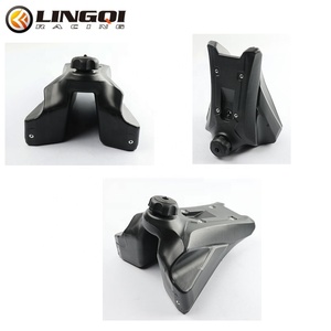 LINGQIレーシングプラスチックオイル缶タンクガソリンタンクカバー付きオイル貯蔵燃料タンクダートピットバイク用中国製Husqvana 50 - Product Image 3