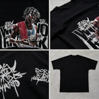 T-shirts graphiques de luxe personnalisés 280 g/m² style vintage hip-hop, impression numérique, coupe lourde, mode streetwear estivale