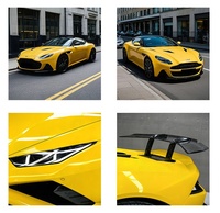 En stock 1,52*17m Film vinyle pour voiture PET haute brillance changeant de couleur Anti-rayures Film de protection de carrosserie Rouleau avec libération d'air