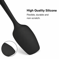 Ensemble de 3 spatules en silicone 315 résistantes à la chaleur, sans BPA, spatule flexible en caoutchouc, lavable au lave-vaisselle, pour la cuisine et le mélange