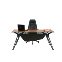 Nouvelle Arrivée Ensemble de Mobilier de Bureau Exécutif Moderne et Durable Personnalisé en Panneaux de Mélaminé, Bureau, Table Basse, Armoire pour Usage Domestique ou Professionnel