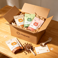 Sachet plastique personnalisable pour aliments pour chats, haute barrière anti-déformation, pour le contrôle des boules de poils, logistique transfrontalière