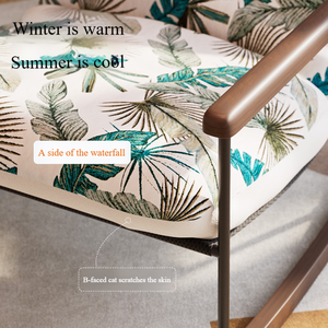 Chaises de salon modernes de luxe, ensemble de fauteuils inclinables à bascule, canapé de salon, cadre de relaxation en métal pour adultes, meubles pour chambre à coucher - Product Image 5