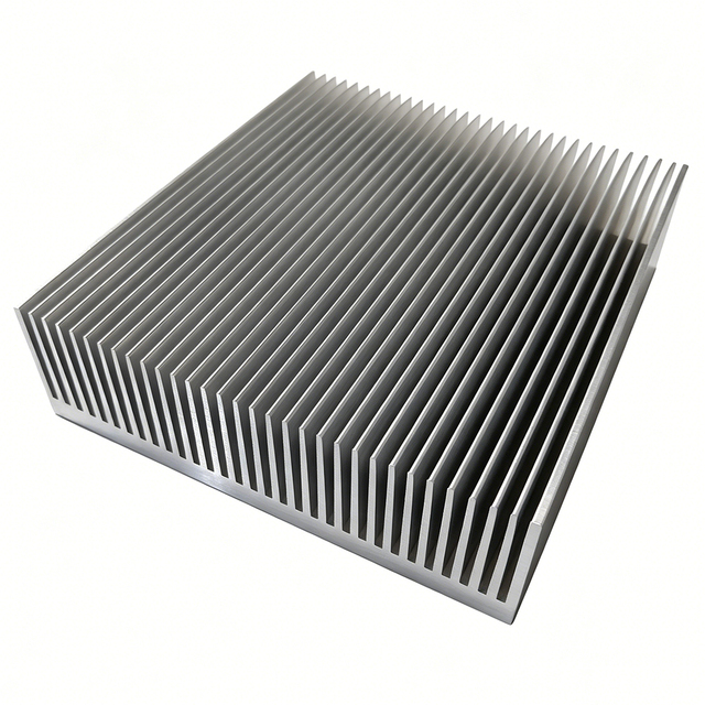High Efficient Heat Dissipation Aluminum Heat Sink 120(W)*36(H)*130(L)mm Inverter IGBT Heatsink With Dense Cooling Fins