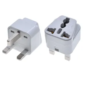 UK Grounded Universal Plug Adapter Travel Plug Kit For USA To UK Ireland Hong Kong Type G Worldwide BS Converter 13A250V