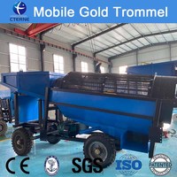 Trommel et étrier portables pour l'or et les diamants