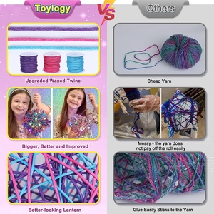 <span class=keywords><strong>3D</strong></span> String <span class=keywords><strong>Art</strong></span> Teen Girls Regalos Artesanía para niñas y niños de 8 a 12 años, DIY Lantern Arts & Craft Kits para niños - Product Image 5