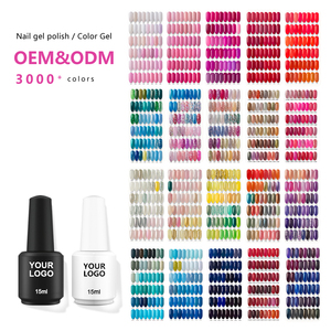 2025 New nhãn hiệu riêng ngâm tắt 3000 Màu sắc gel móng tay số lượng lớn UV Gel đánh bóng móng tay cho salon - Product Image 3