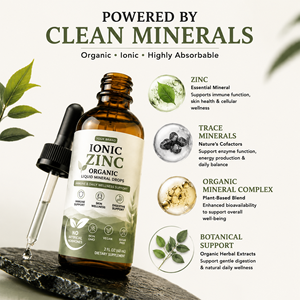 <span class=keywords><strong>Suplemento</strong></span> Dietético de <span class=keywords><strong>Zinc</strong></span> Iónico y Minerales Traza, Gotas Líquidas Orales de 60 ml, Apoya el Bienestar de la Piel, el Sistema Inmunitario y Digestivo para Adultos - Product Image 4