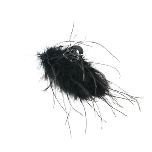 Nouvelle Arrivée Pinces à Cheveux Artisanales en Plumes d'Autruche Synthétiques 11cm pour Coiffures Tendance au Niveau de la Nuque - Vente en Gros Luxe pour Cheveux - Product Image 1