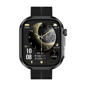 Montre connectée GE52, écran tactile 1,88'', ECG, moniteur de fréquence cardiaque 24/7, modes sportifs multiples, appels, assistant vocal IA, montre connectée unisexe - Product Image 4