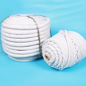 500 ~ 650 Lý Thuyết Mật Độ Sợi Gốm Số Lượng Lớn Chống Cháy Sợi Thủy Tinh Gia Cố Dây Sợi Gốm Sợi Dây Thừng Xoắn Để Bán - Product Image 2